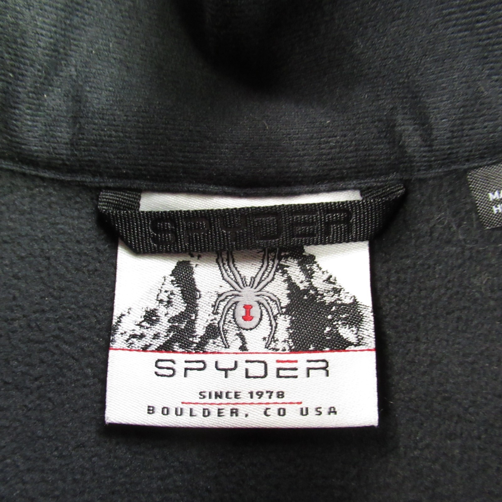 Spyder Shirt Mens 2XL 1/4 Zip Long Sleeve Outdoor Lightweight Black Casual gallery