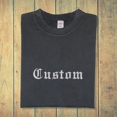 Custom Text Old English Embroidered Your Name Embroidery Goth Letter Branding