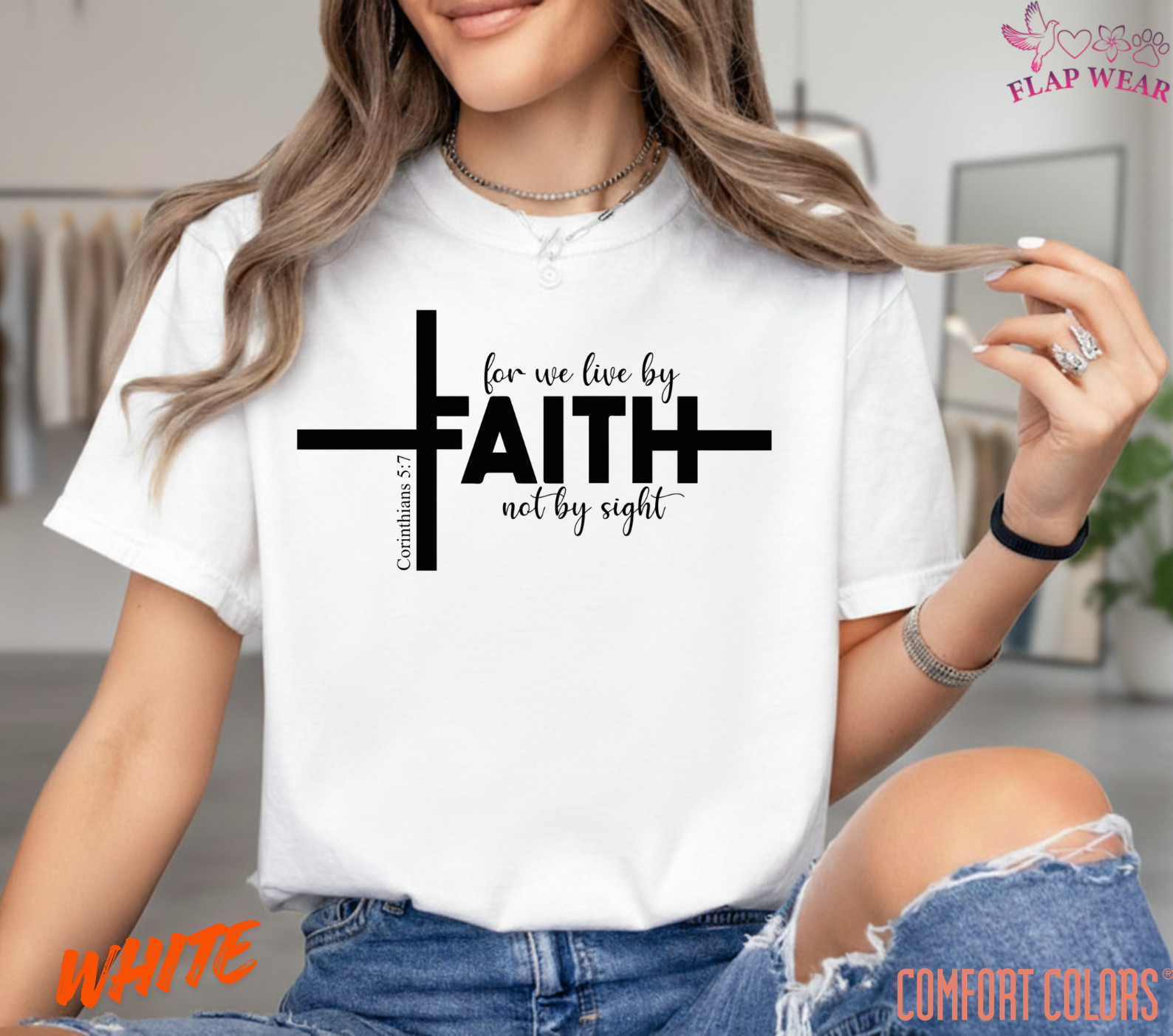 Unisex Faith Not By Sight Chri T-Shirt, Men T shirt,Women T shirt Gift Christian gallery