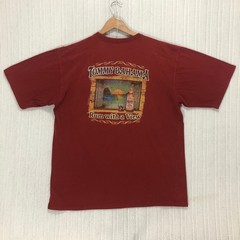 Tommy Bahama Mens Rum with a View Graphic T-Shirt Red Short Sleeve X-Large