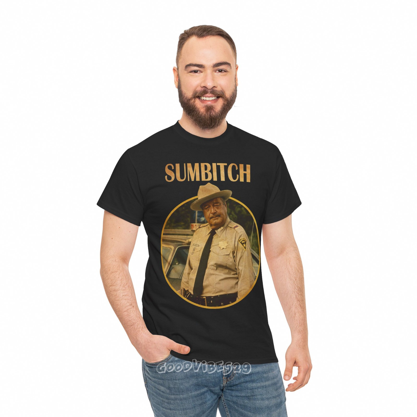 Sumbitch Smokey And The Bandit Funny 90s Vintage Look S-5XL Tee Men Women Unisex gallery