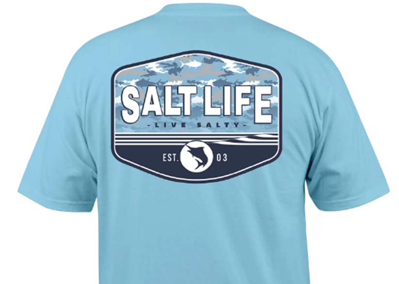 Mens Salt Life Aquatic Journey Graphic Short Sleeve T-Shirt - Large Tall - NWT gallery