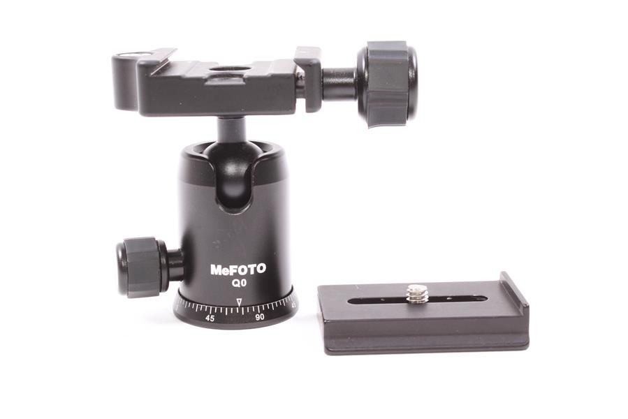 Used MeFoto Q0 Ball Head with Kirk Anti-Twist Plate