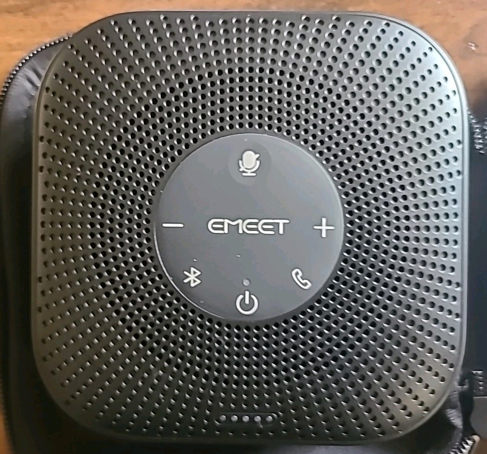 EMEET M0 Plus Conference Speakerphone with 4 AI Mics and 360° Voice Pickup