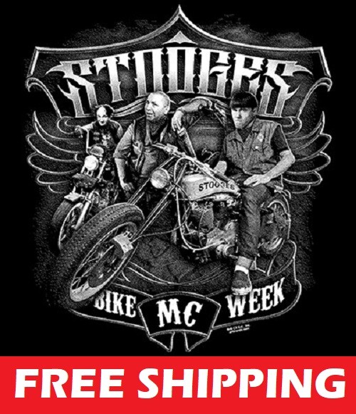 T-SHIRT--THREE STOOGES-BIKE WEEK gallery