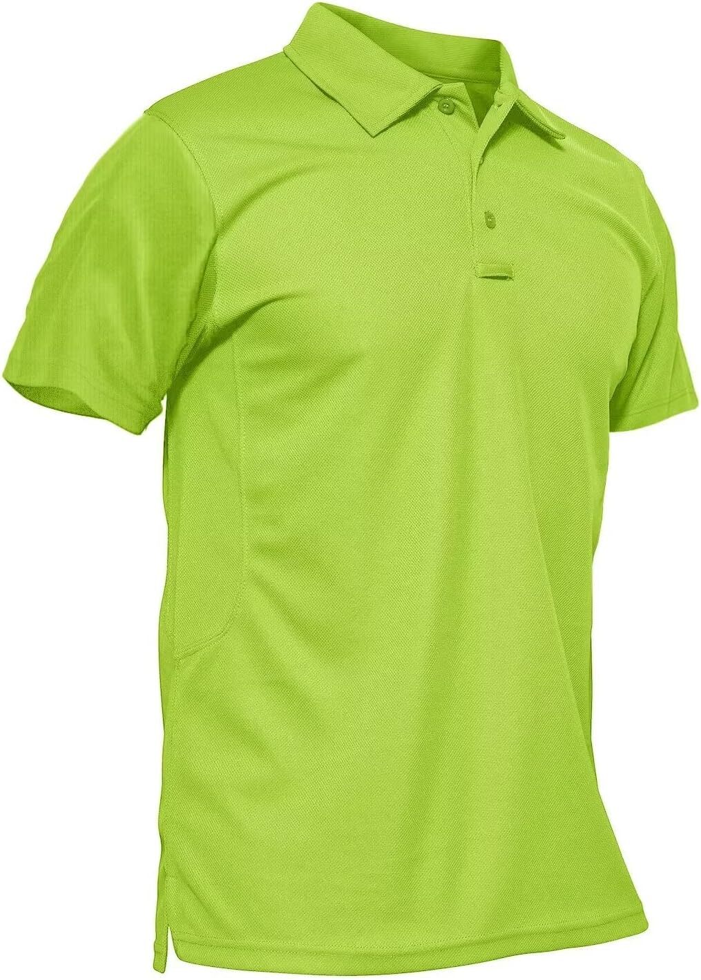 Men Polo Shirt Quick Dry Short Sleeve Tactical Pique Jersey Golf Shirt gallery