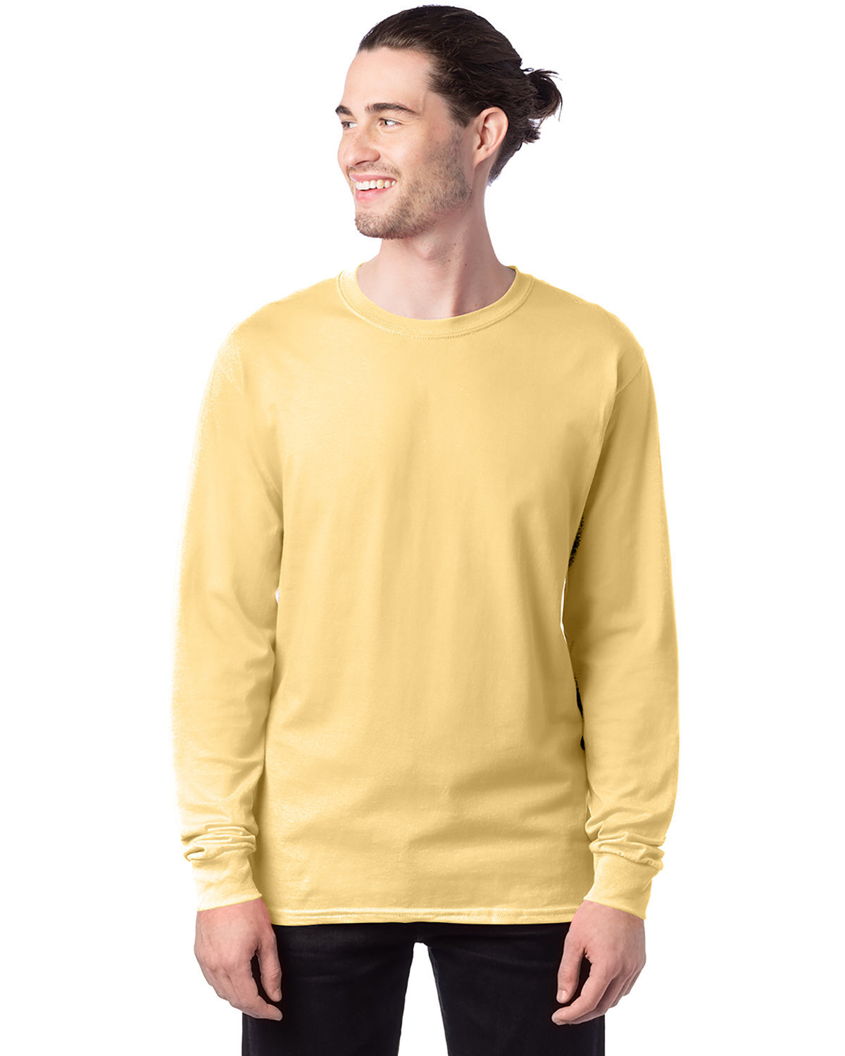 Hanes Men's ComfortSoft Long Sleeve Stylish T Shirt Casual Plain T-Shirt - 5286 gallery