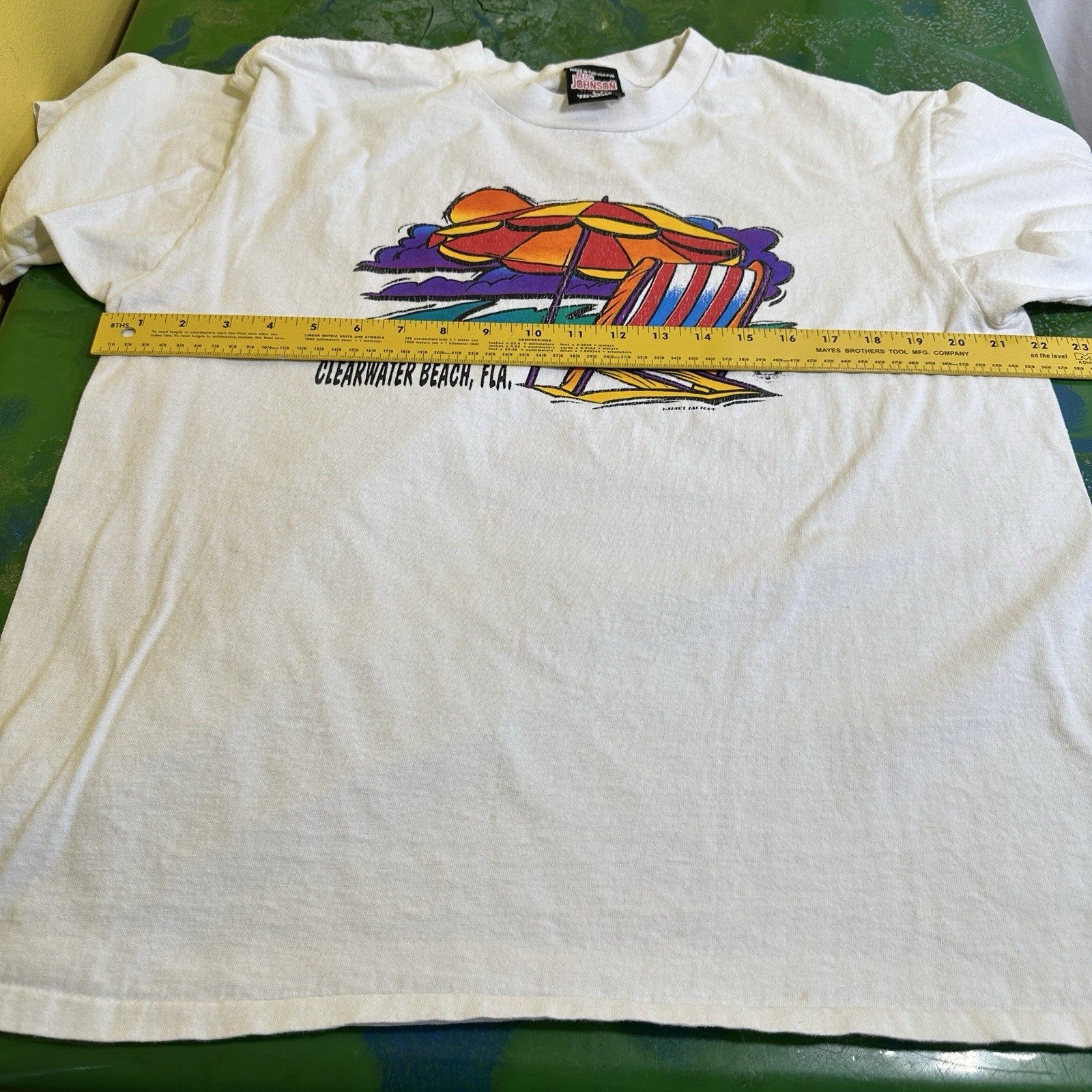 Vintage Single Stitch Big Johnson Clearwater Beach Florida L USA Made T-Shirt gallery