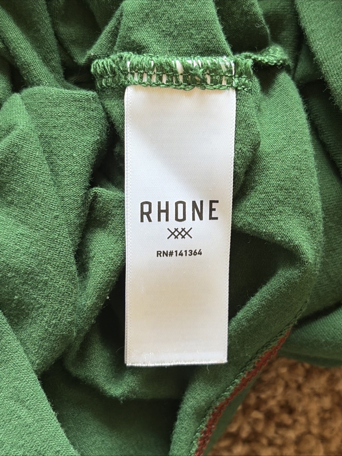 Rhone x MensHealth Green MENTAL HEALTHY Gym Exercise Workout Crewneck T-shirt XL gallery