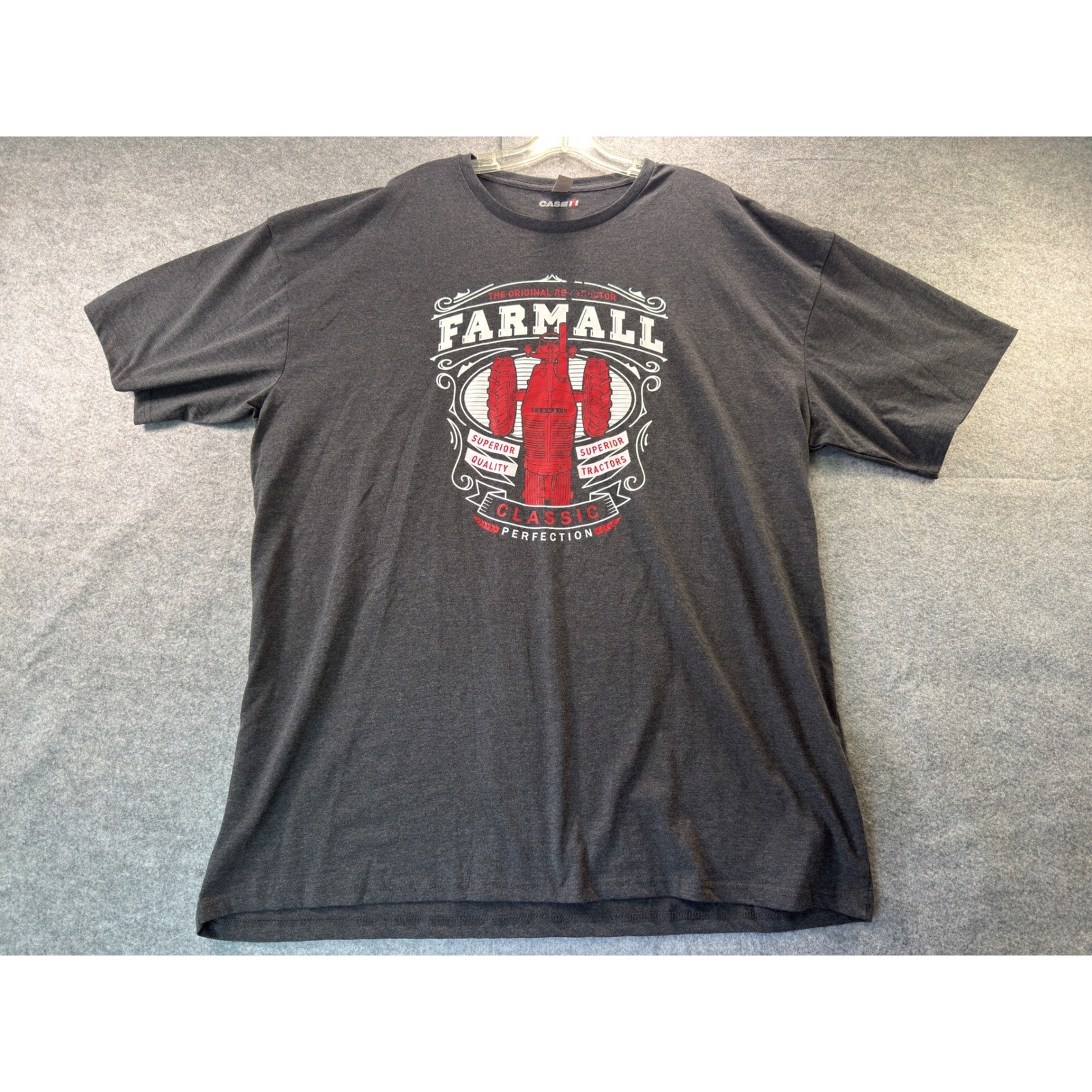 Case IH Farmall Tractor T-Shirt Mens 3XL Tall Gray Graphic Short Sleeve Tee gallery