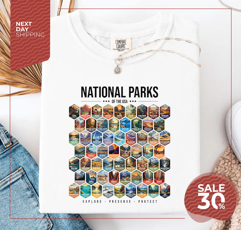 National Parks Comfort Tee US Park Lover Gift Nature gallery