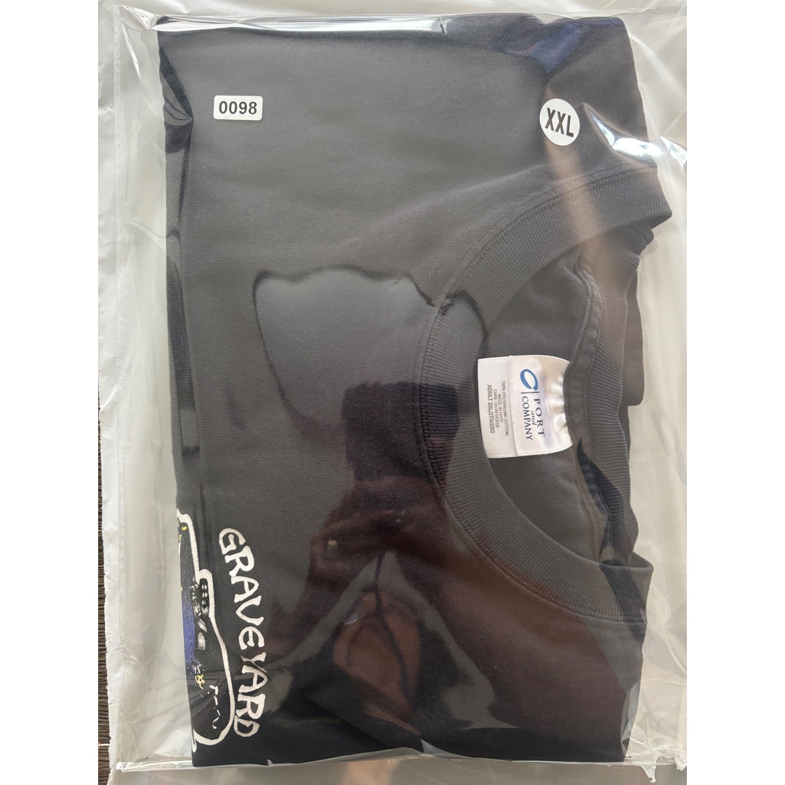 Graveyard Carz Port and Company Graphic T-Shirt Mens 2XL Black Mopar TV Show Tee gallery