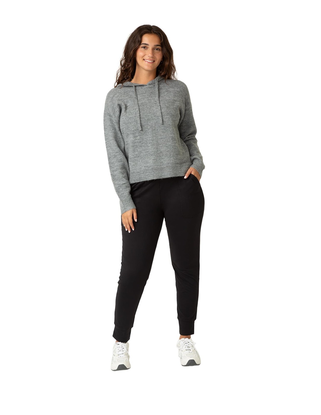 Women's Athletic Jogger for Women with 4-Way Stretch and Pockets Tapered High... gallery