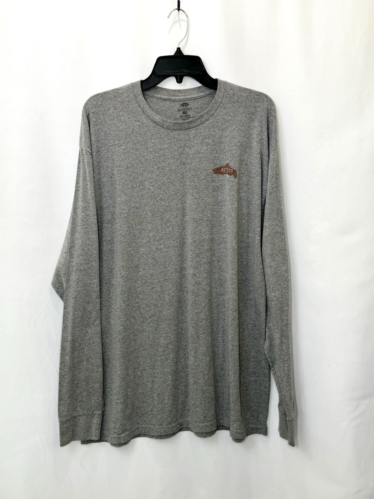 AFTCO Any Fish Any Water L/S Fishing Shirt / Heather Gray / Men’s Size XXL gallery