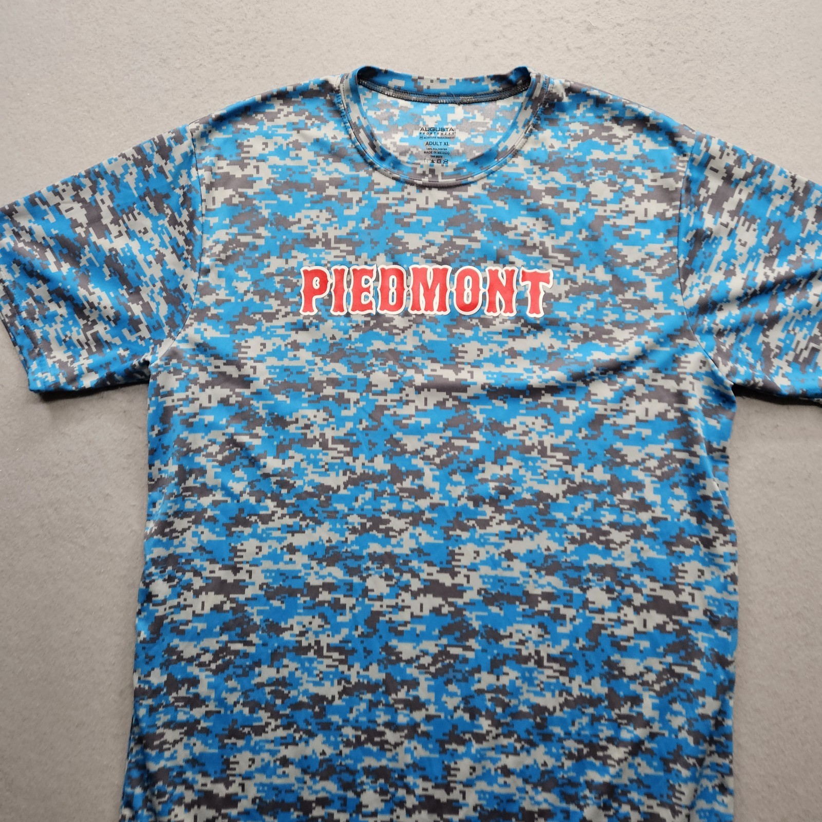 Augusta Sportswear Men's XL Blue Piedmont Printed T-Shirt gallery