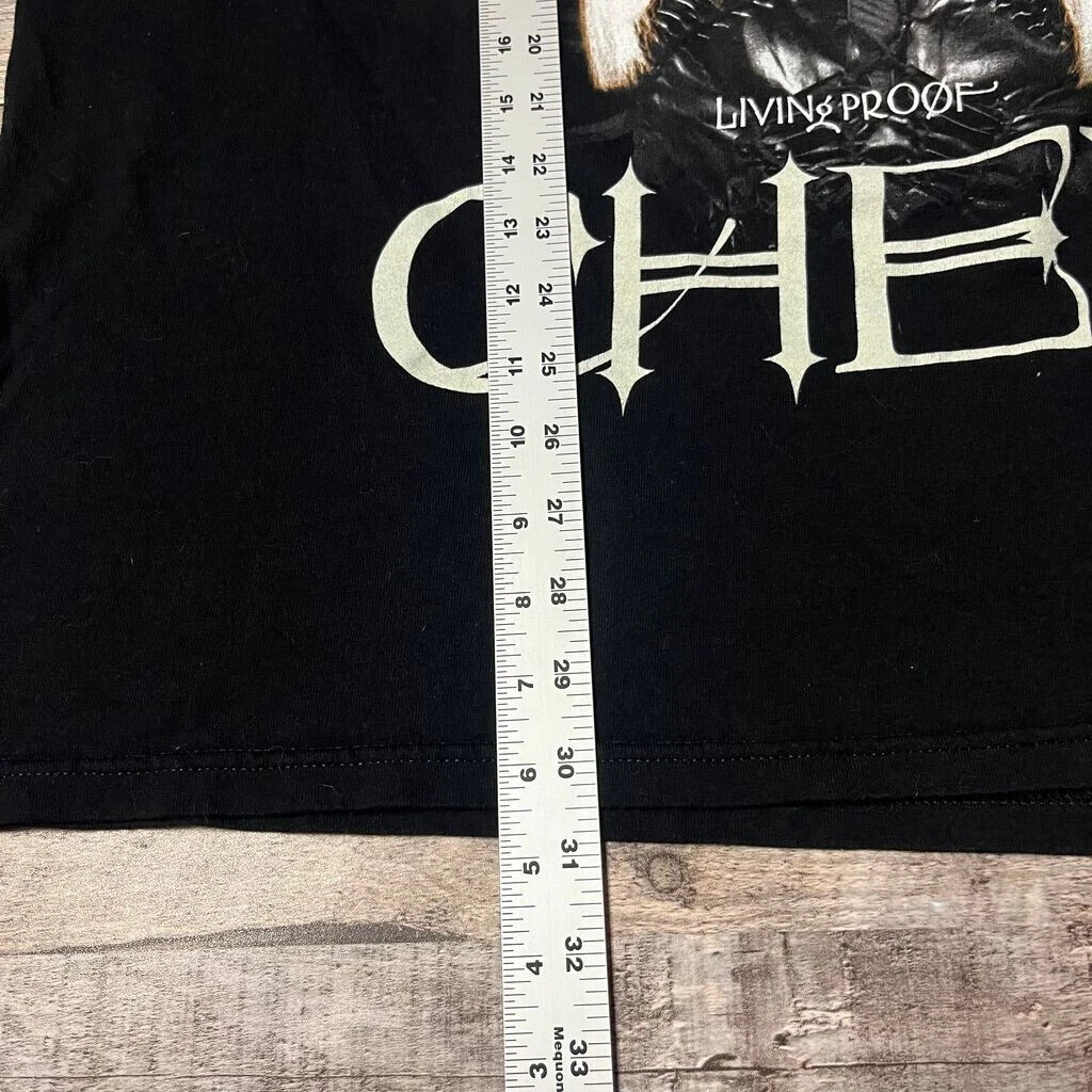 Cher Shirt Adult 2XL Black Living Proof Farewell Music Tour Merchandise 2000's gallery