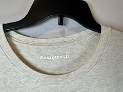 3XL Gray Saxaphone Sasquatch Graphic Saxsquatch Most Wanted T-Shirt