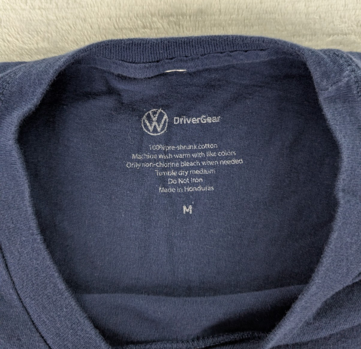 Volkswagen Drivegear T Shirt Graphic Tee Blue Short Sleeve Men Medium gallery