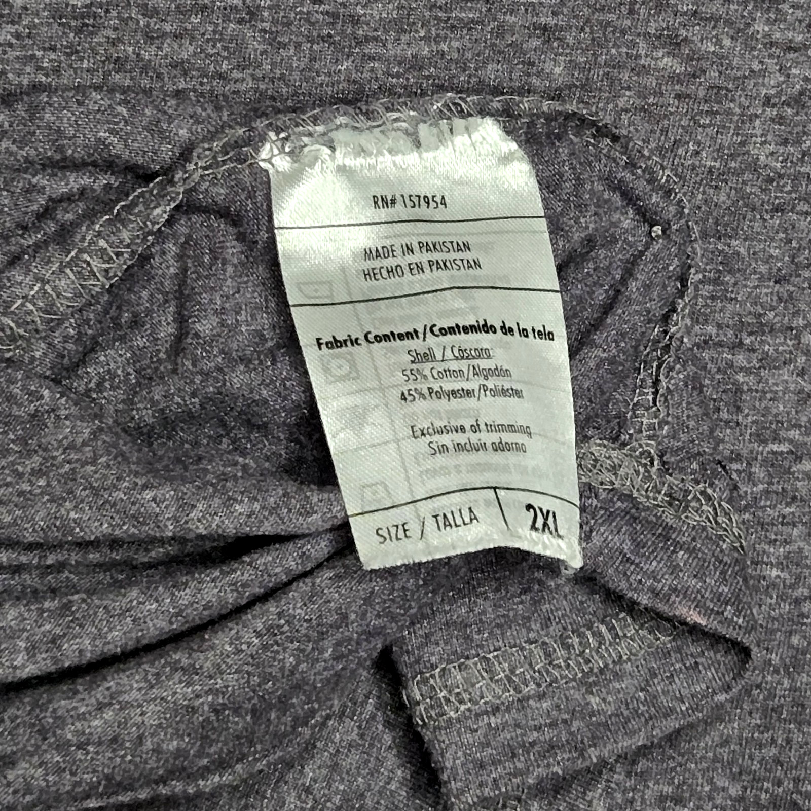 Field & Forest Outfitters T-Shirt with Pocket Men's 2XL - Crew Neck - Dark Gray gallery