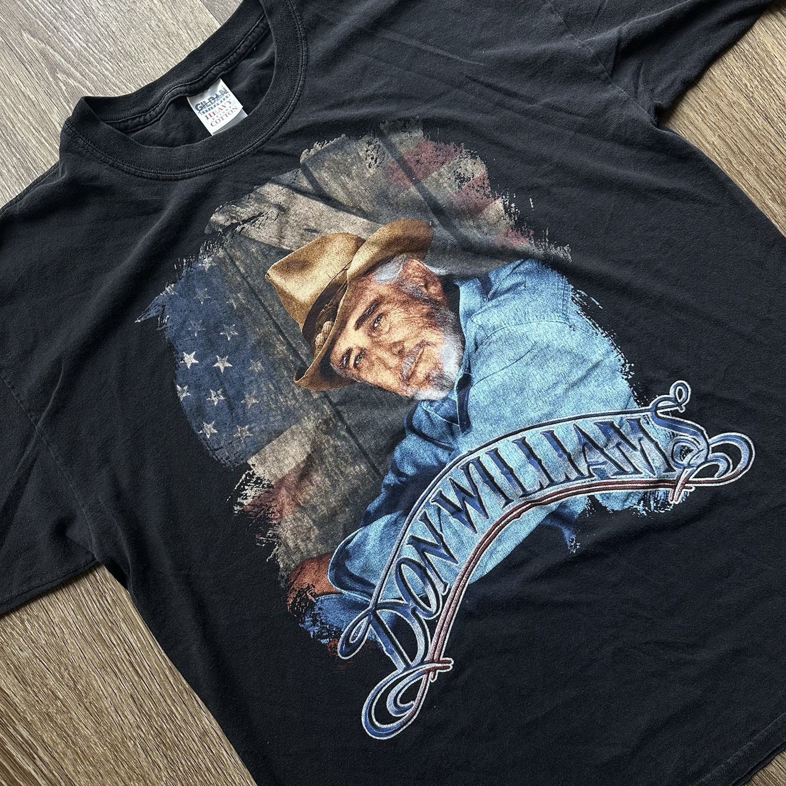 VNTG Don Williams Gentle Giant Country Music Concert TSHIRT XL gallery