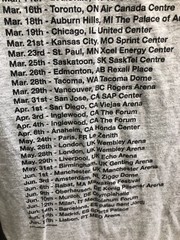 maroon 5 In stereo￼ 2015 gray small T-shirt World Tour ￼ Adam Levine Sam Farrar￼