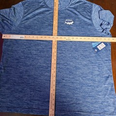 Havana Jim Mens 3XL Navy Blue Fishing Tee Shirt UPF Moisture Wicking Cool Tech