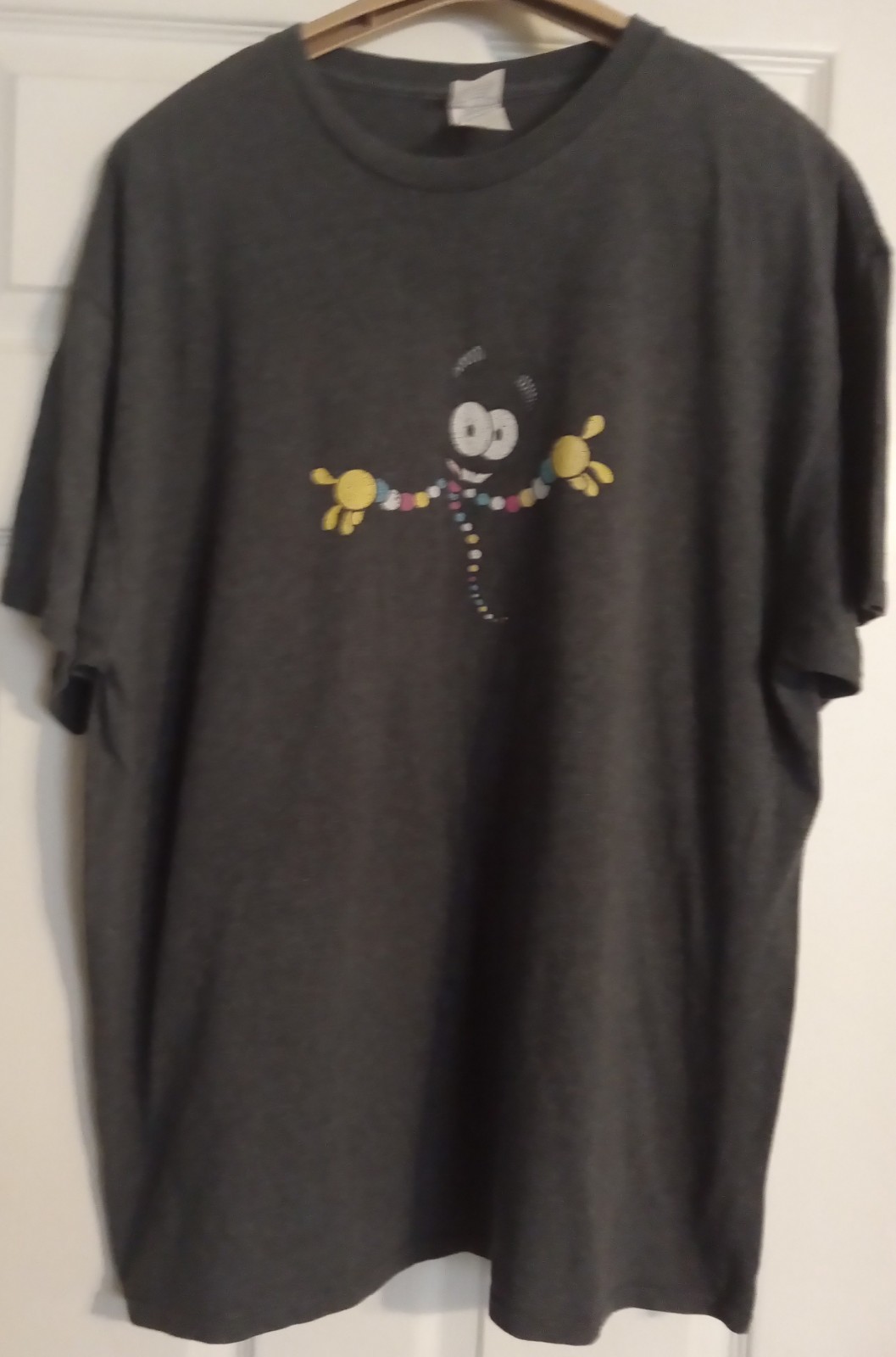 Mr. DNA Grey T-shirt. Adult Size XL. Jurassic Park. Used gallery