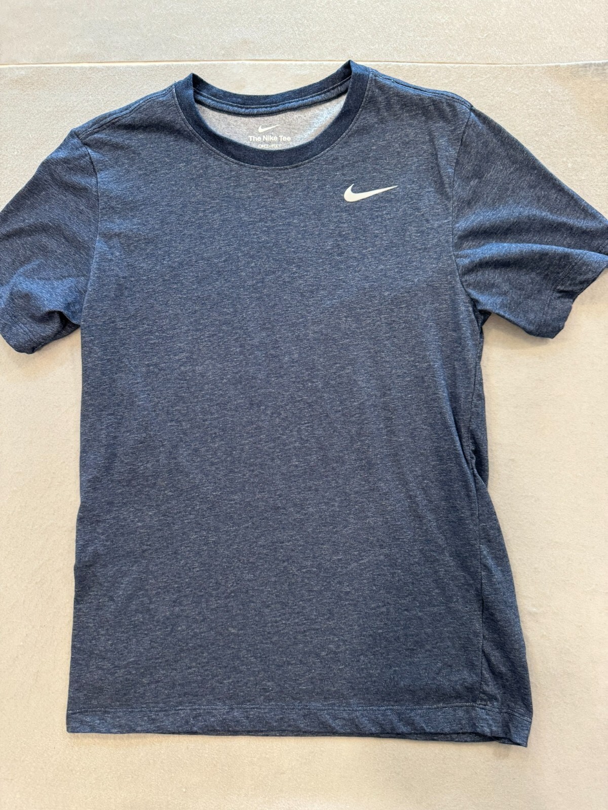 The Nike Tee Men's Small Dri-Fit T Shirt Blue Activewear Casual Gym Tee gallery