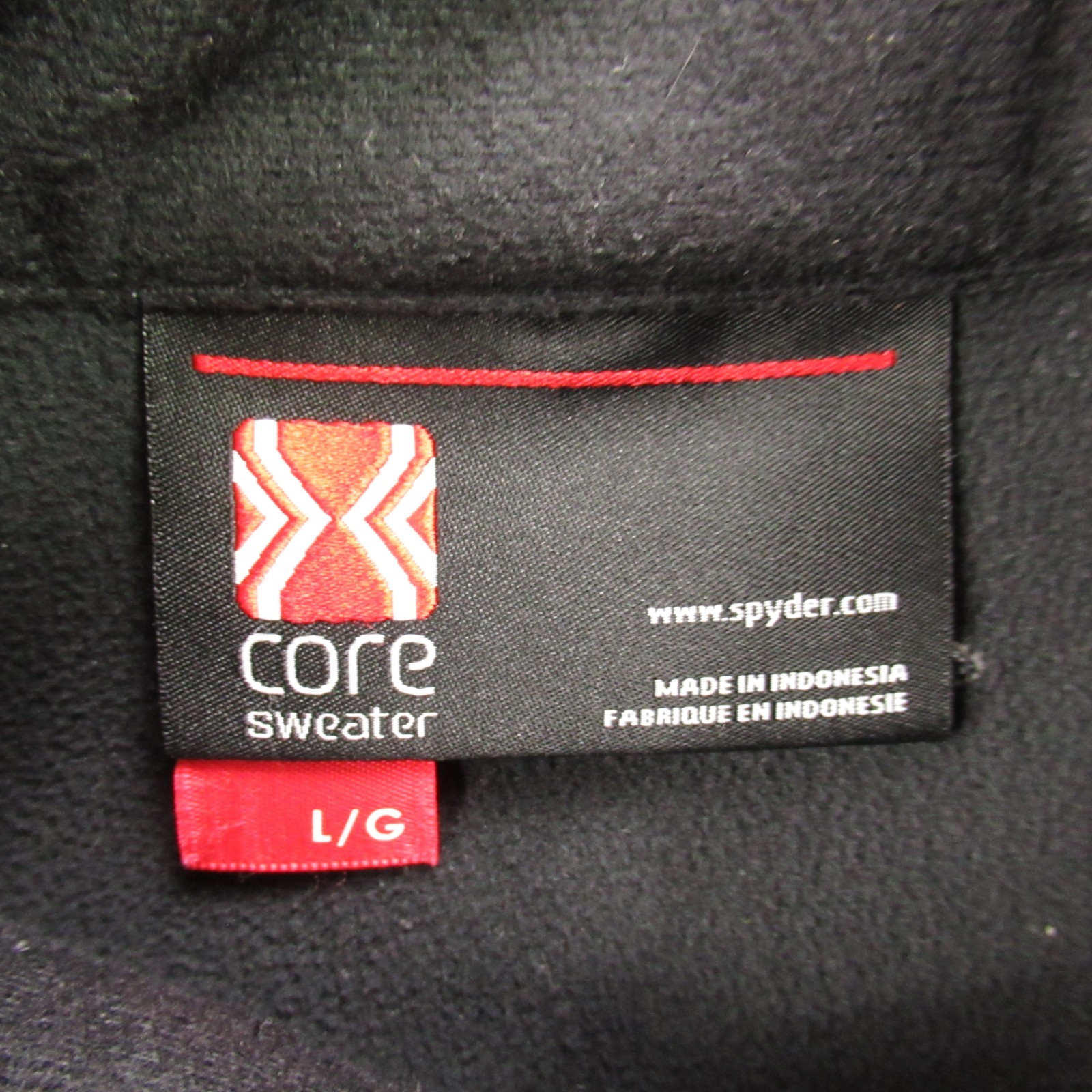 Spyder Shirt Mens Large 1/4 Zip Long Sleeve Outdoor Black Casual Lightweight gallery