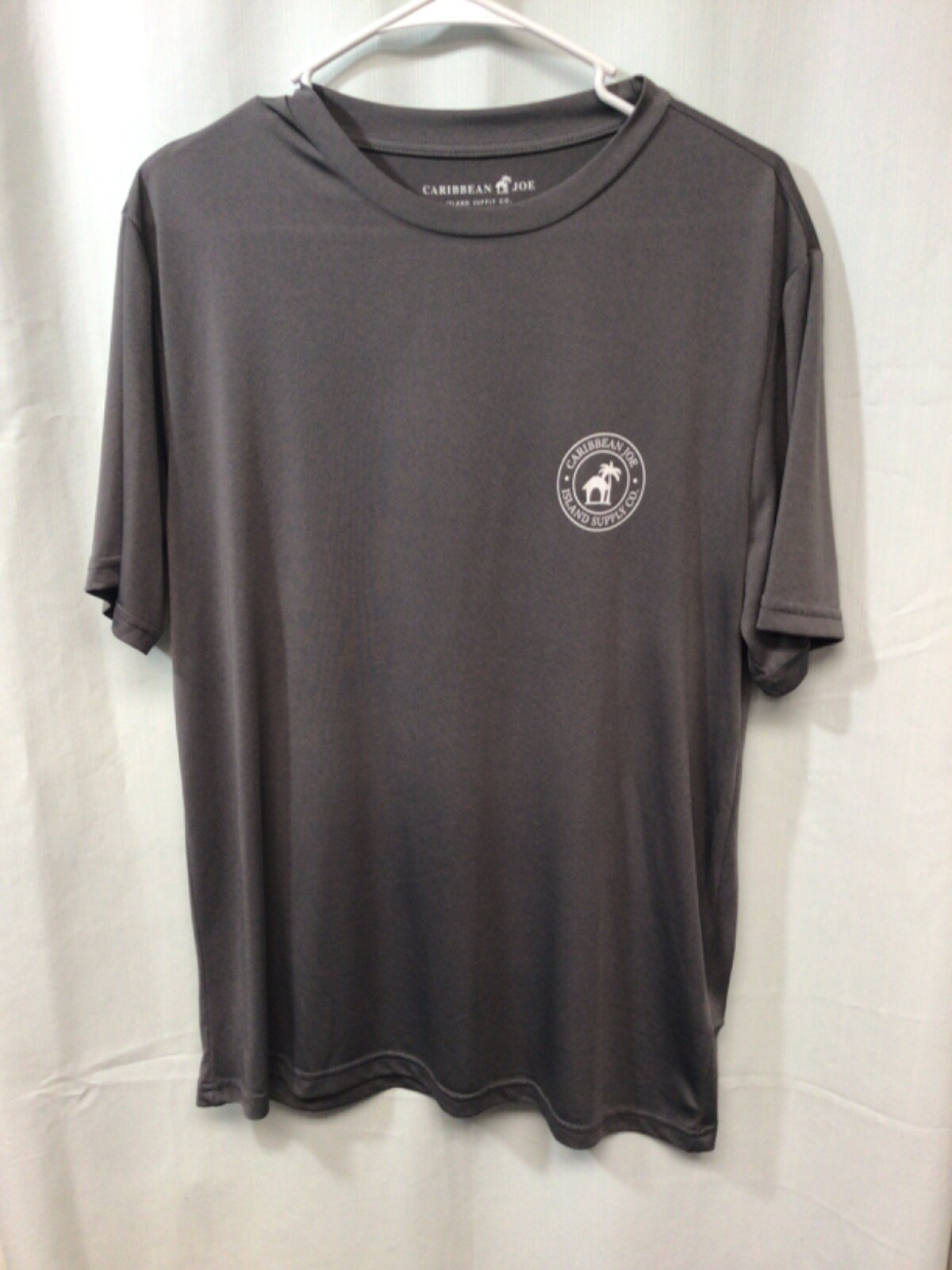 Caribbean Joe Island Supply Co (Fish) Gray Medium Polyester T Shirt T12