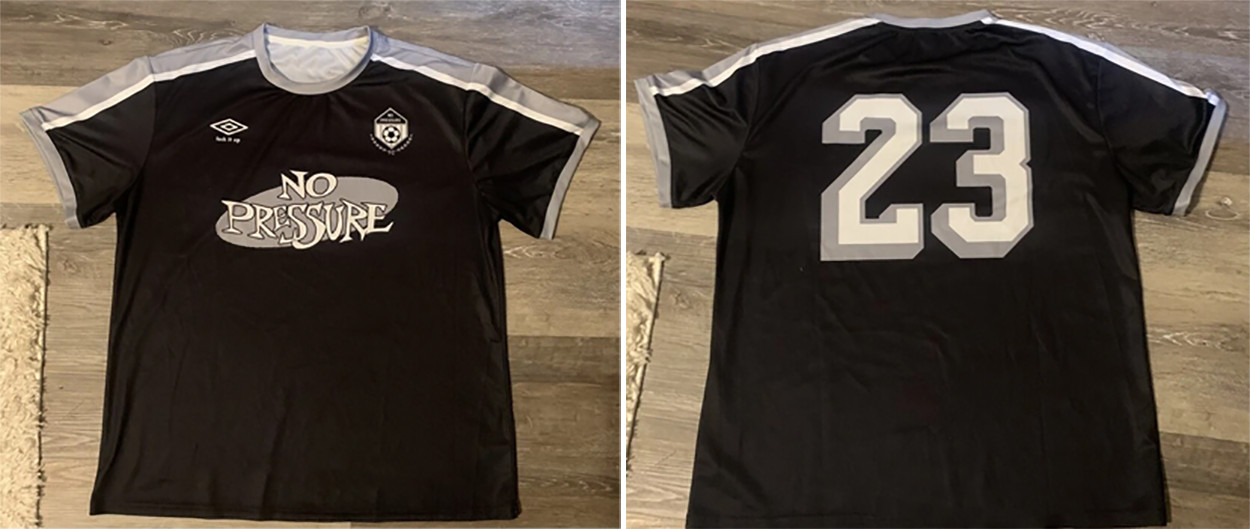 Hot No Pressure Band Rapper Hip Hop For Fans S to 5XL Raglan Jersey CG1541 gallery