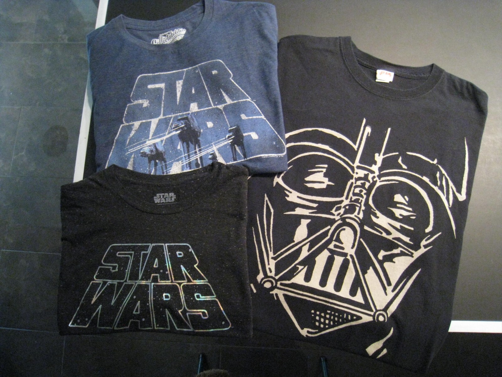 3 Piece Lot of Star Wars T-shirts Various Adult: See Description for Sizes gallery