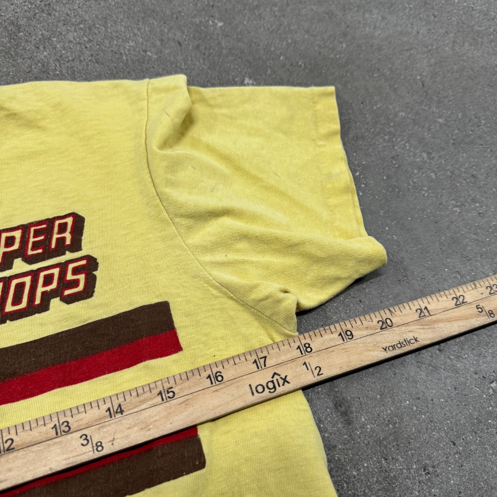 VTG 80s Paint Splatter Hi Cru Stedman T Shirt Mens M Super Shops Automotive Thin gallery