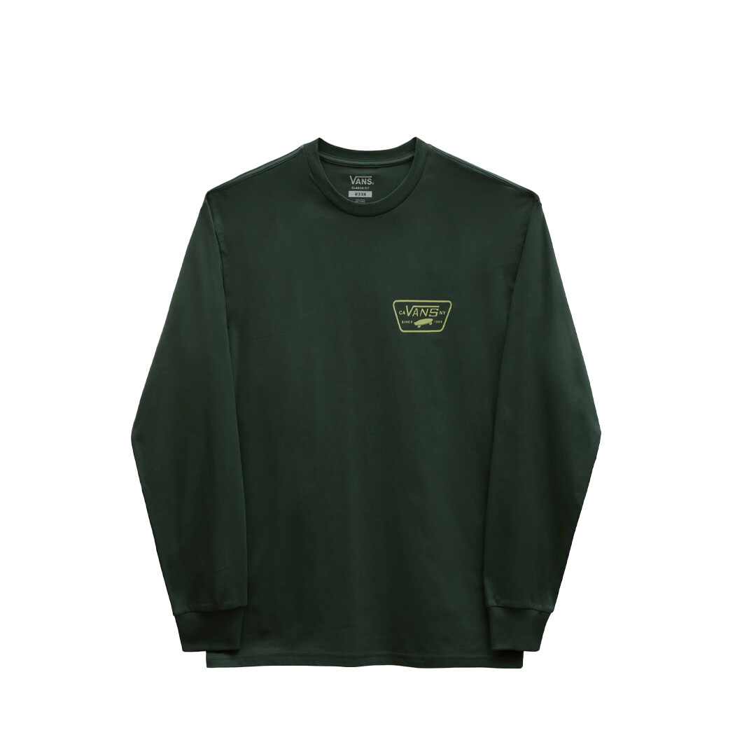 Vans "Full Patch Back" Long Sleeve Tee (Deep Forest Winter) T-Shirt gallery