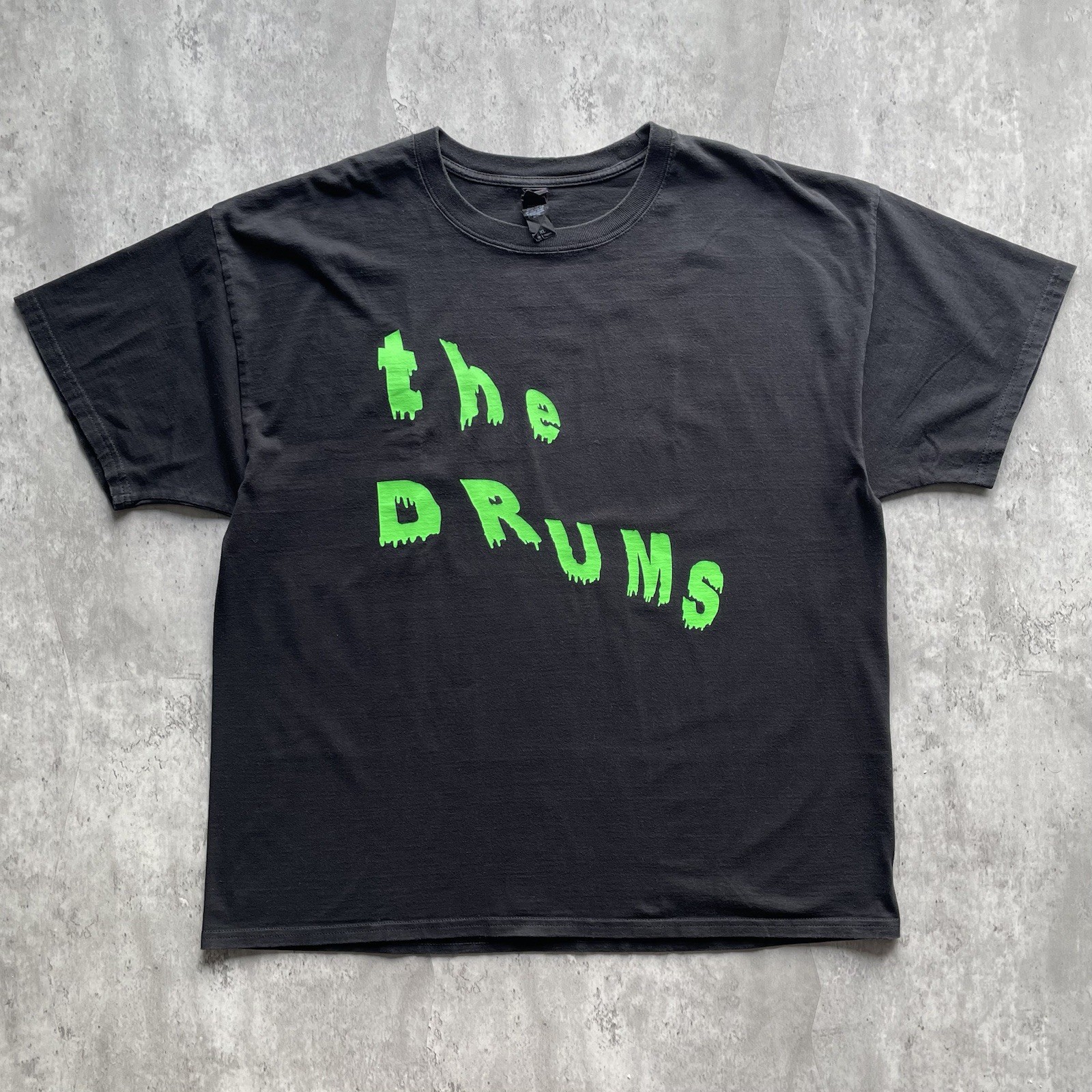 The Drums T Shirt Mens XL Brutalism 2019 Tour Neon Slant Indie Rock Group Band