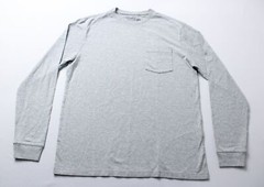Vineyard Vines Men’s Blank Long-Sleeve Pocket T-Shirt AP2 Grey Heather Small NWT