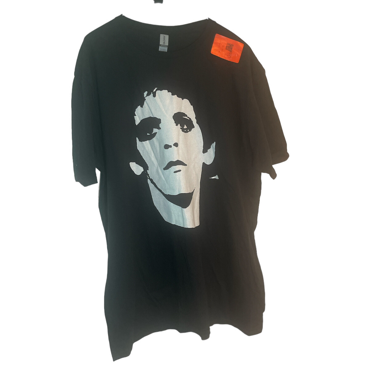 Lou Reed Headshot The Velvet Underground Black With White Graphic XL gallery