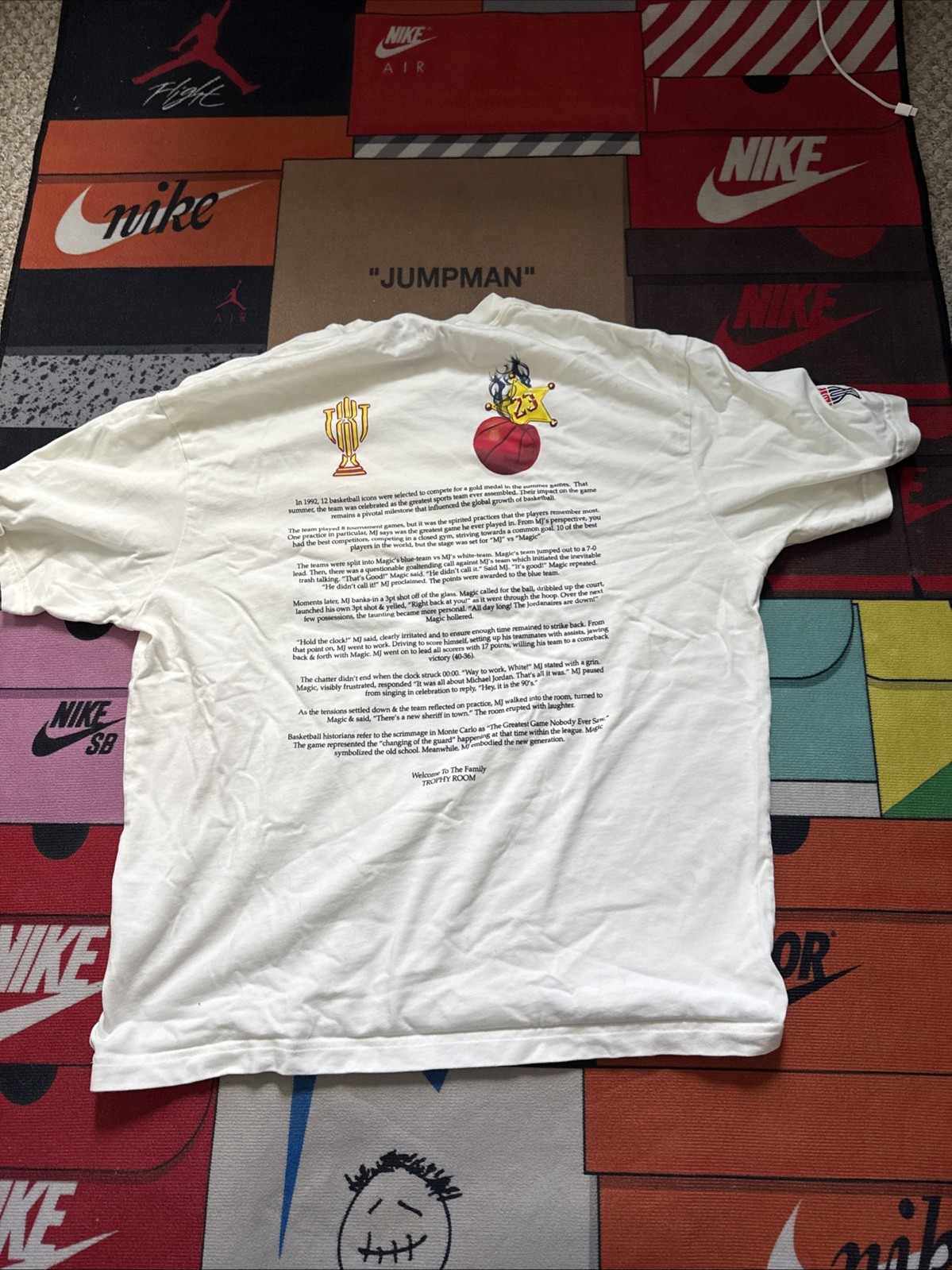 Nike Air Jordan x Trophy Room 'New Sheriff in Town' Tee Men’s Large gallery