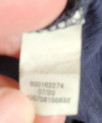 Men’s Apt. 9 Premier Flex Long Sleeve Navy Blue Henley Shirt, Size Extra Large