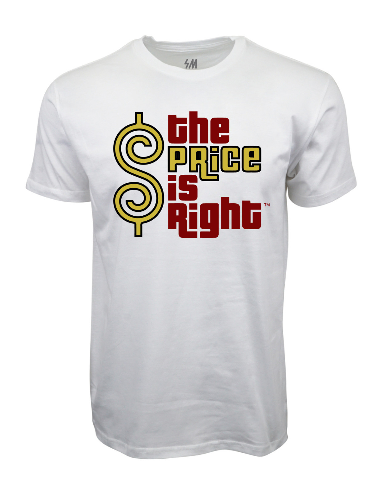 THE PRICE IS RIGHT GRAPHIC T SHIRT WHITE TEE