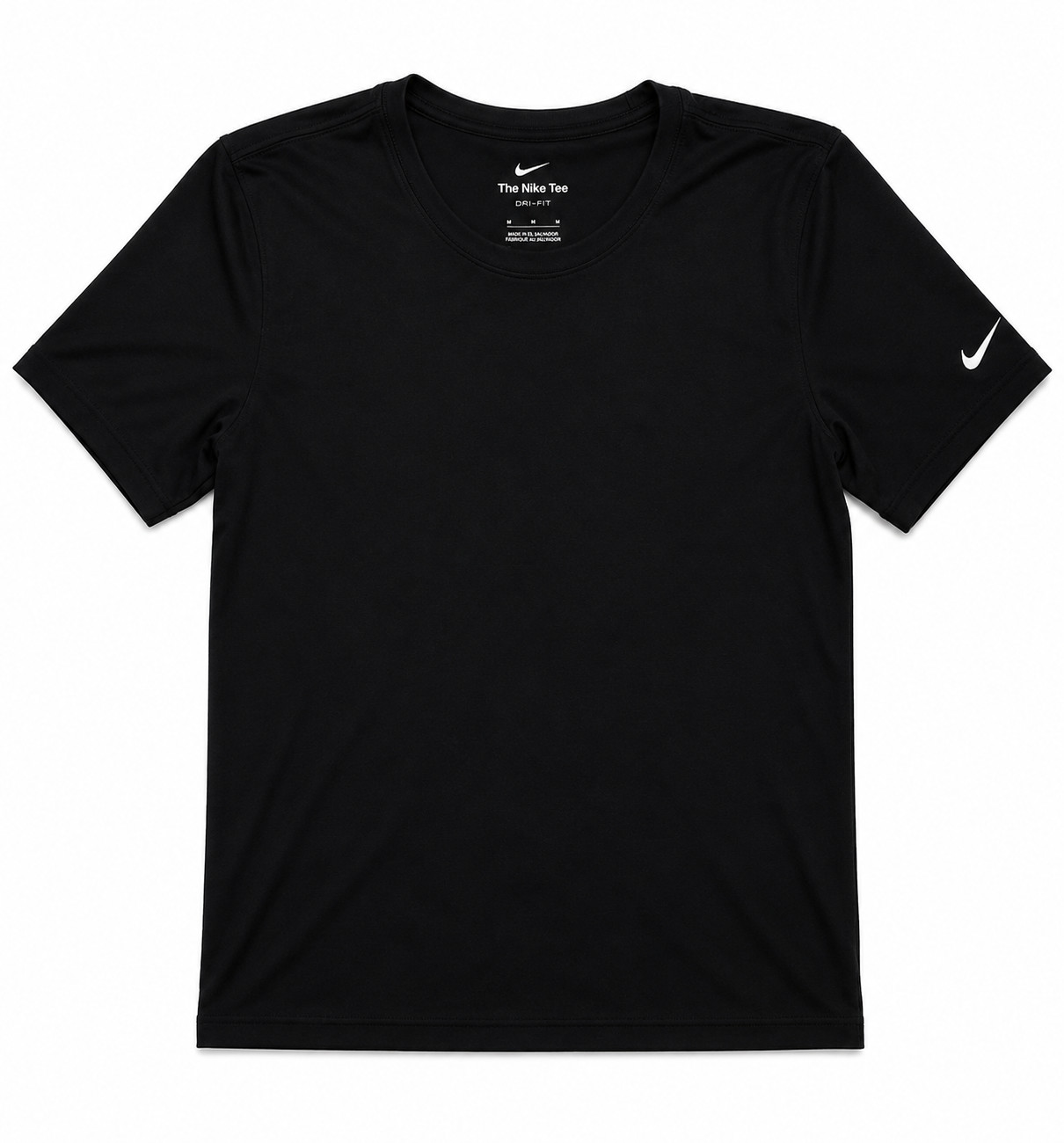Nike Dri-FIT Men's Black Athletic T-Shirt Short Sleeve Performance Tee Size M gallery