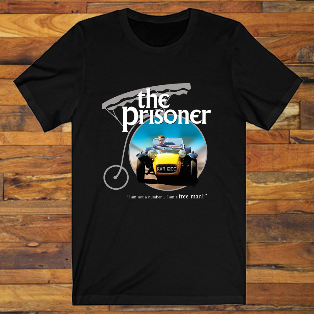 The Prisoner TV Show Logo Men's Black T-Shirt S-5XL gallery