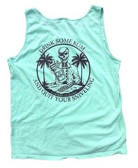 Caribbean Hobo Drink rum sniveling Tank T-shirt key west island Florida pirate