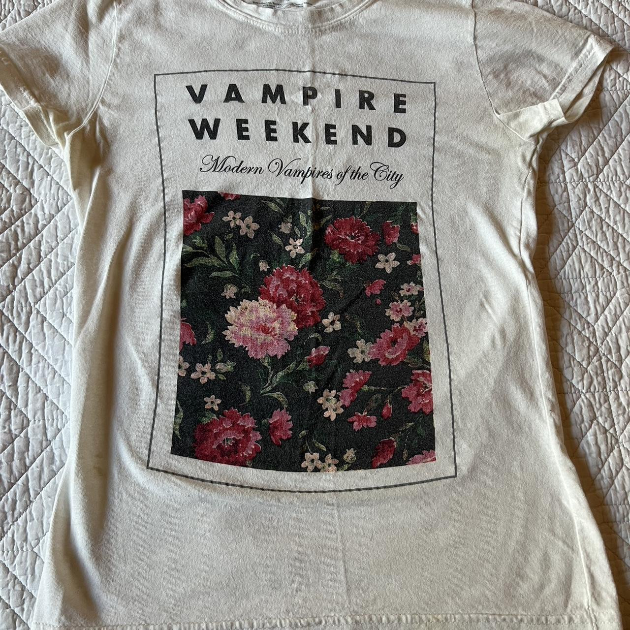 New Popular Vampire Weekend White T-Shirt Cotton Full Size gallery