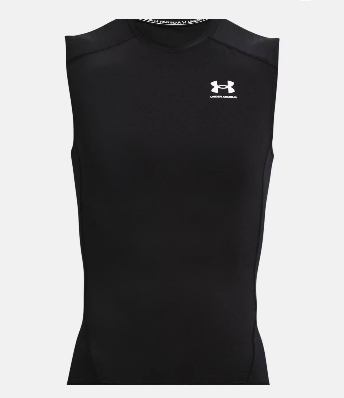 Under Armour Men's HeatGear Compression Sleeveless Tank Black Sz. M NWT gallery