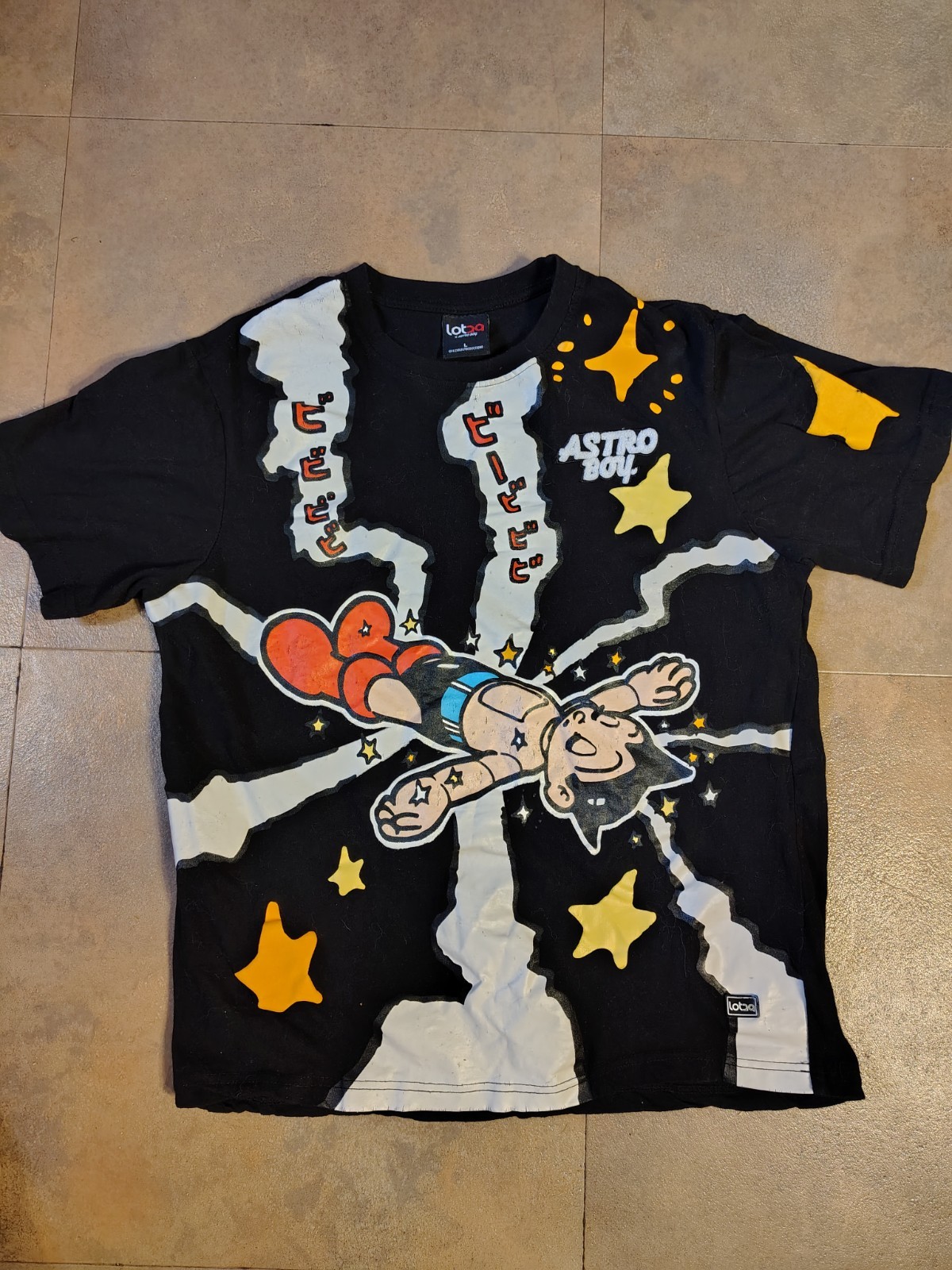 Astro Boy Mens Large Lotka Anime Red Boots American Thunder Anime T-Shirt Tee gallery