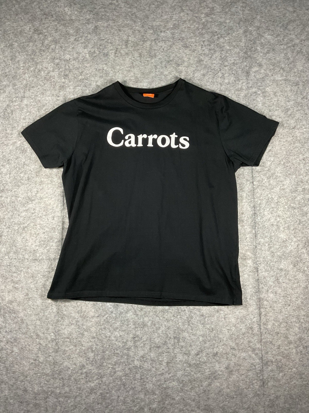Carrots By Anwar Carrots Men's Graphic Logo T-Shirt 3XL Black And White gallery