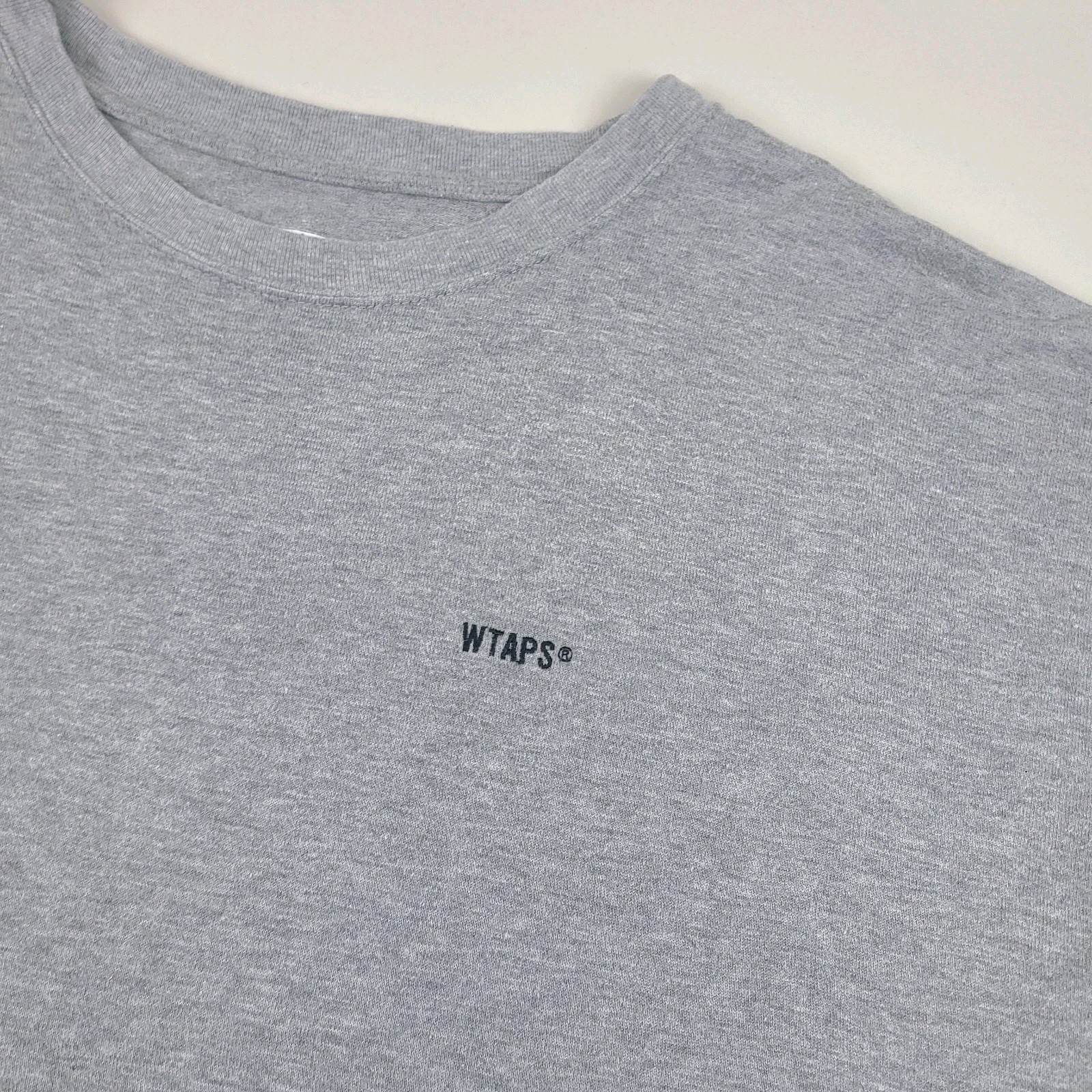 WTAPS Shirt Mens Size 2 Gray Relaxed Oversized Fit Embroidered Made in Japan gallery