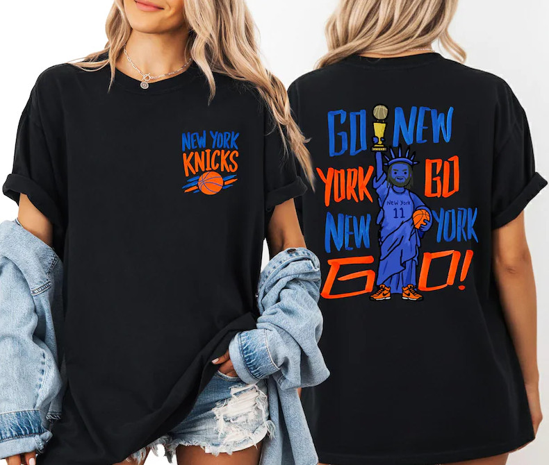 Go New York Go Shirt, New York Basketball T-Shirt gallery