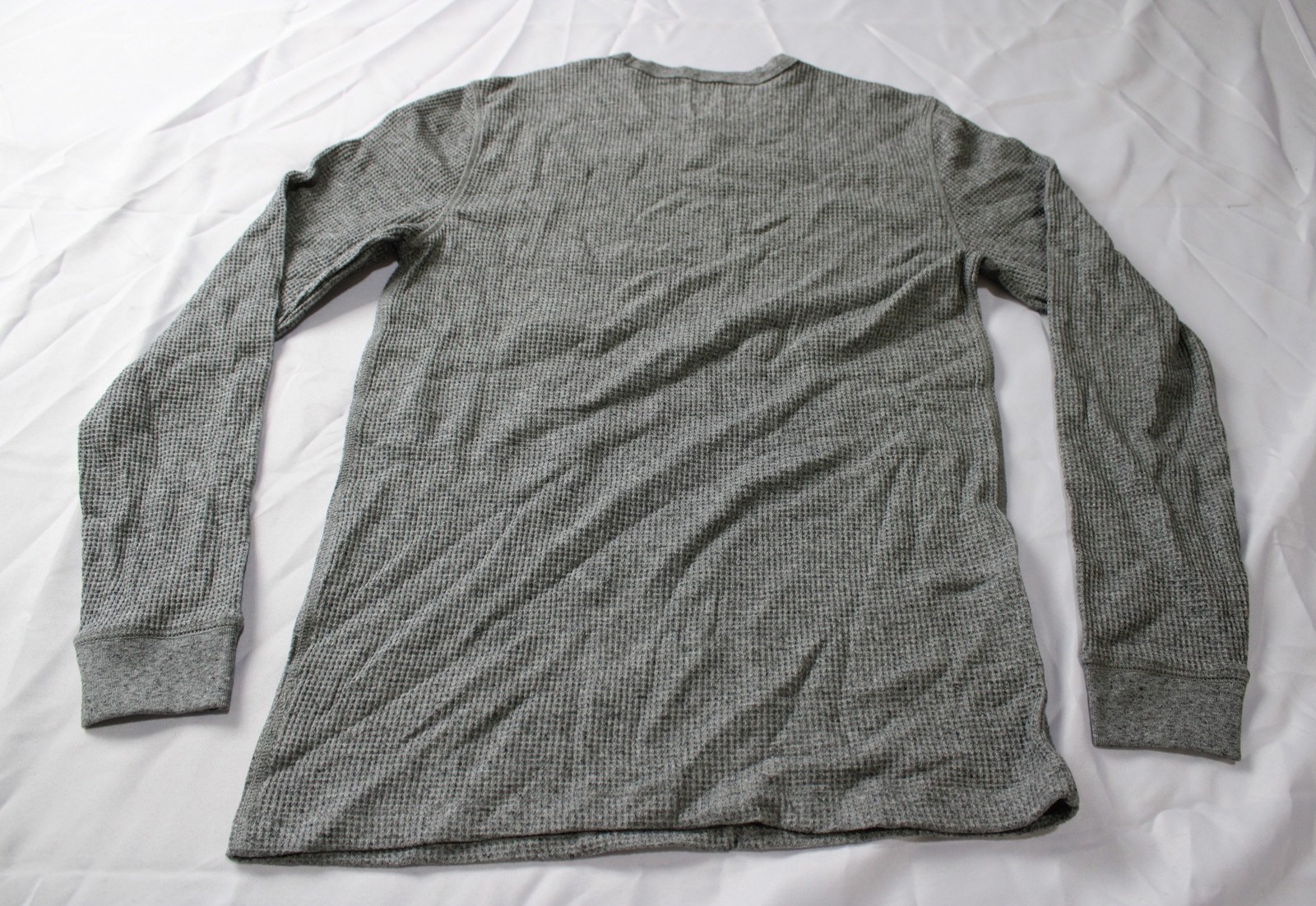 Sonoma Goods For Life The Essential Thermal Tee CN6 Grey Heather Medium NWT gallery